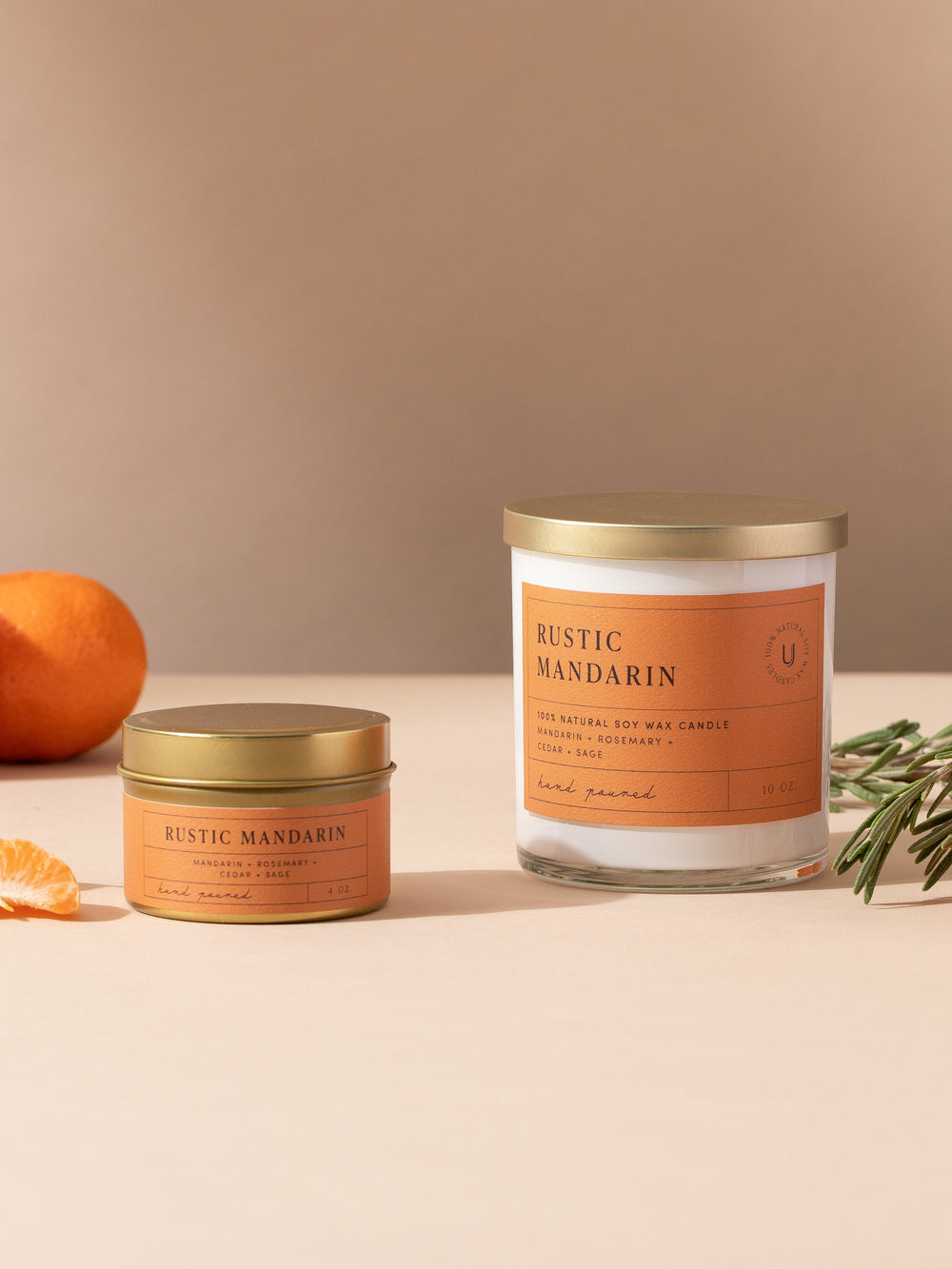 Rustic Mandarin Candle