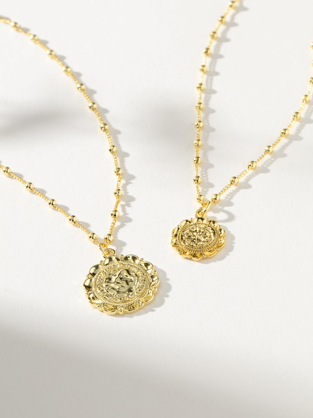 Double Gold Atocha Necklace Stack