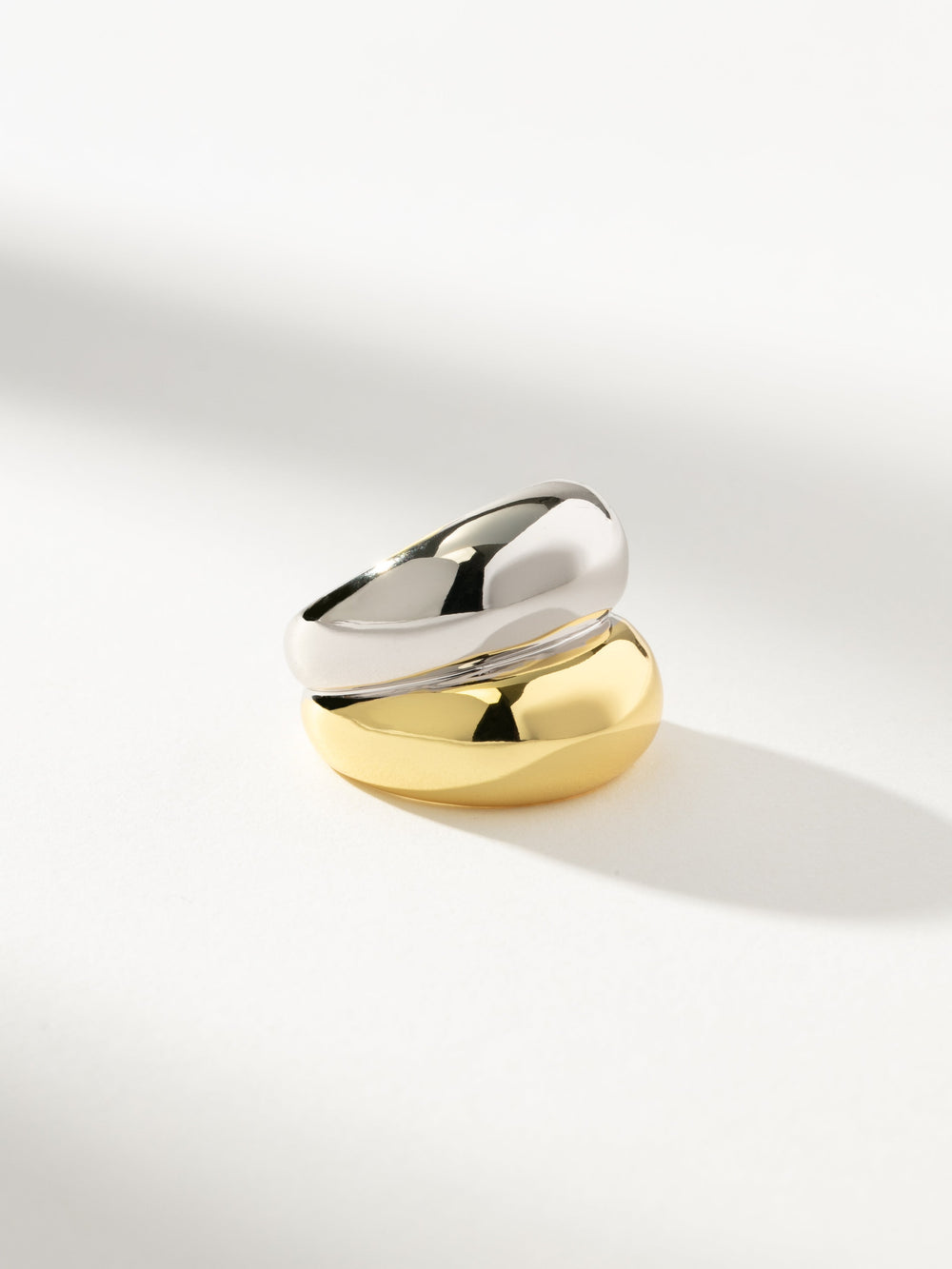Mixed Metal Statement Ring