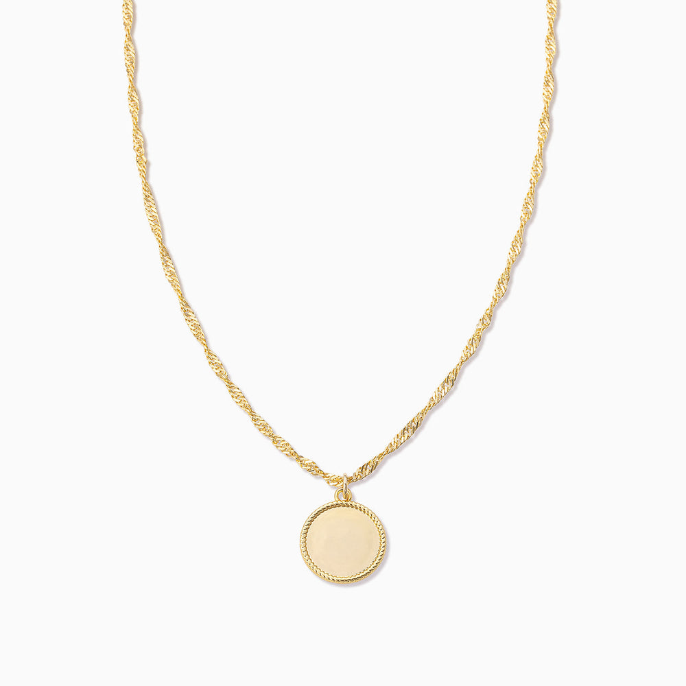 Circle Pendant Necklace