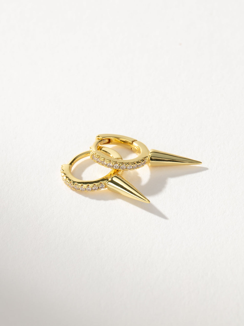 Killer Spike Huggie Earrings