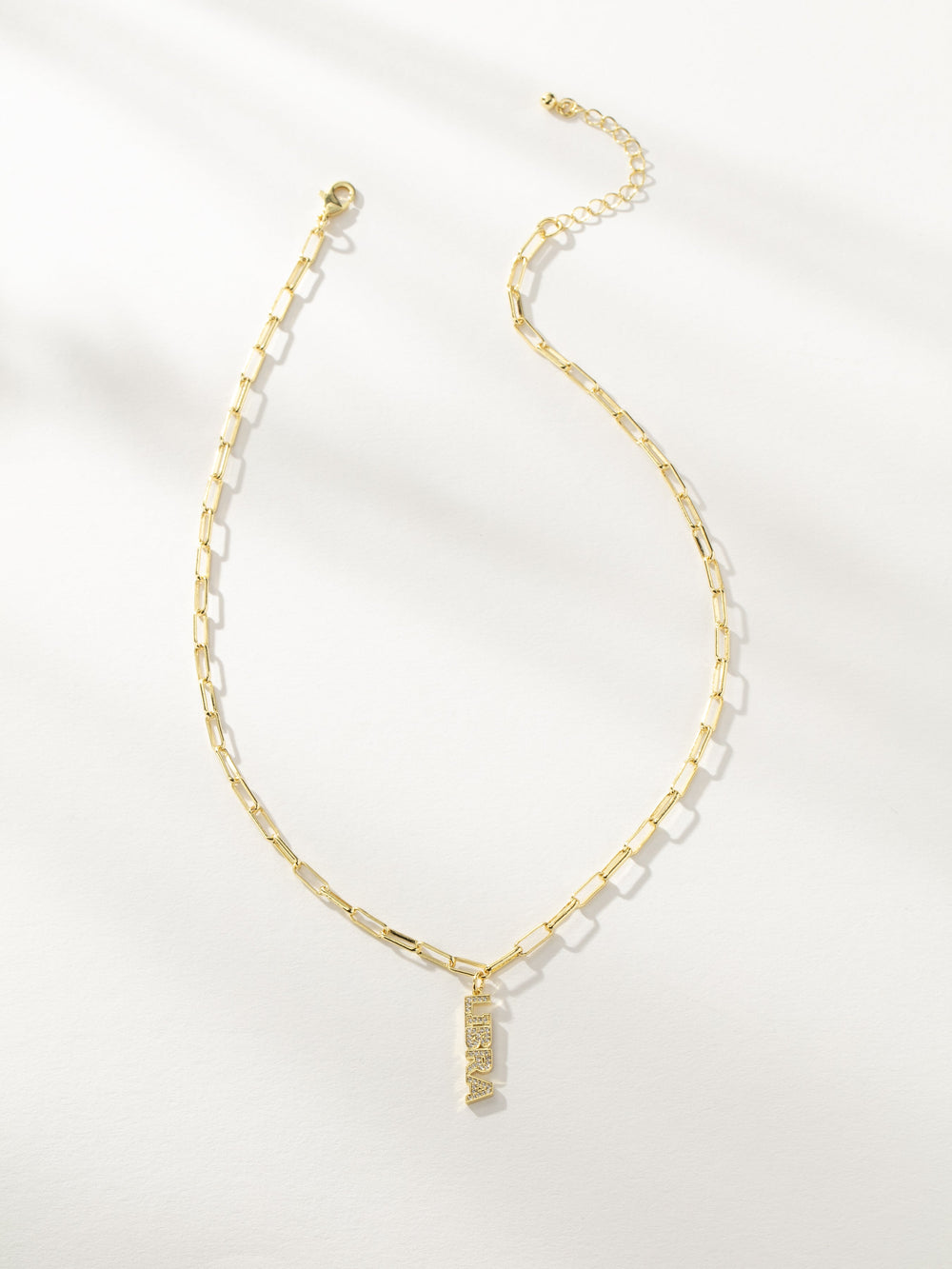 Zodiac Nameplate Pendant Necklace