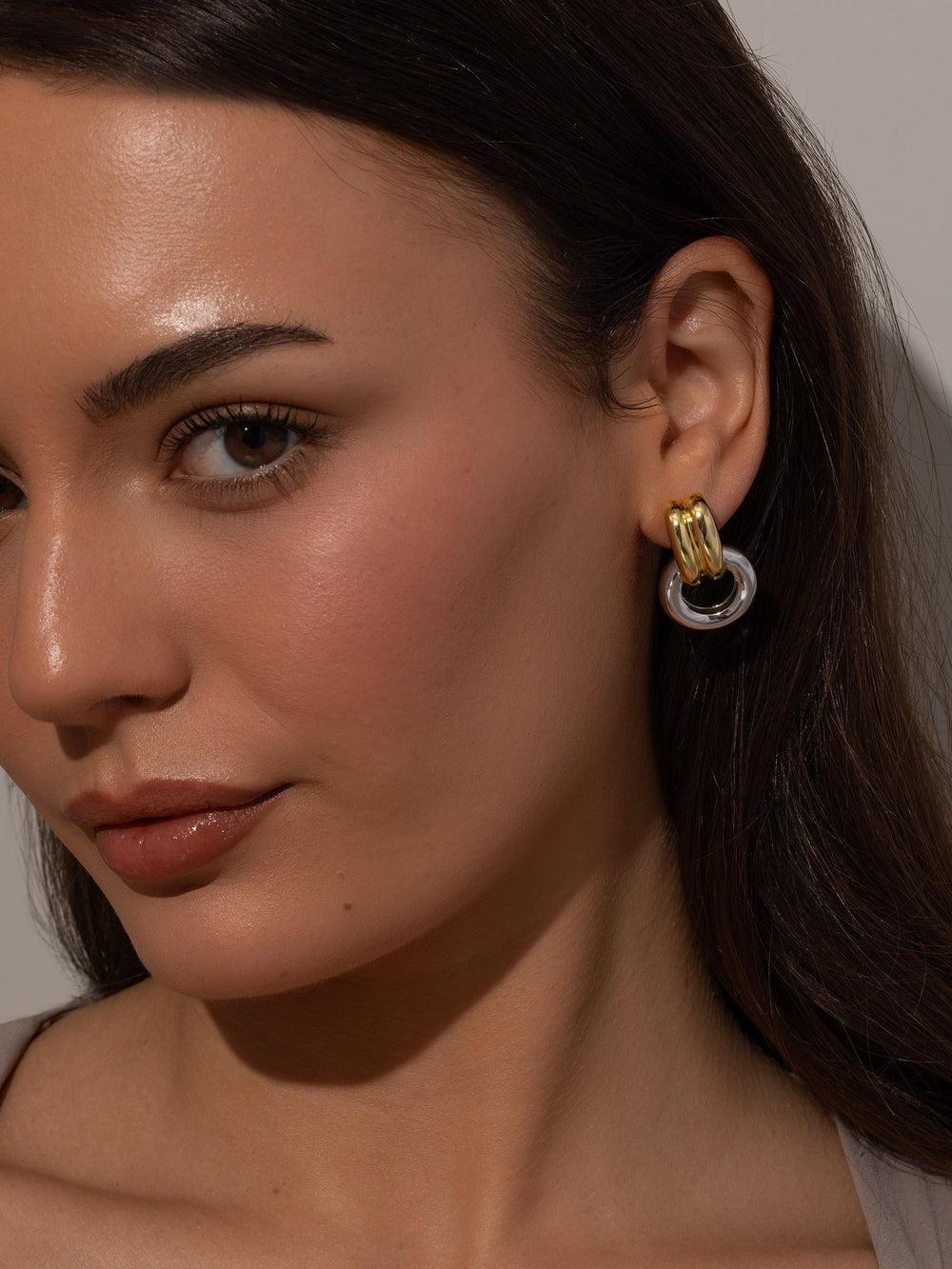 Knotted Hoop Earrings