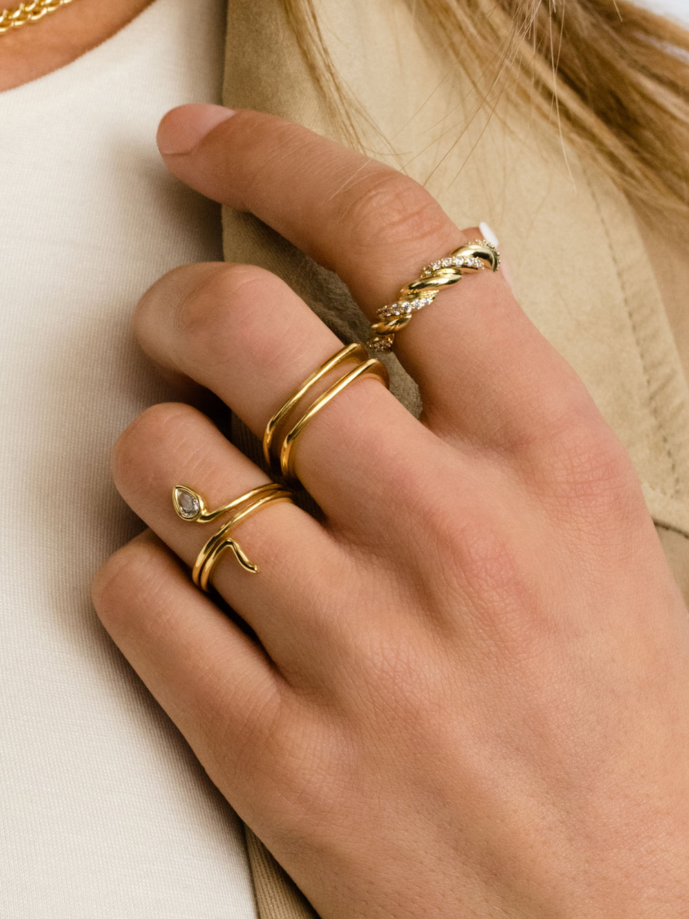 Perfection Twist Ring