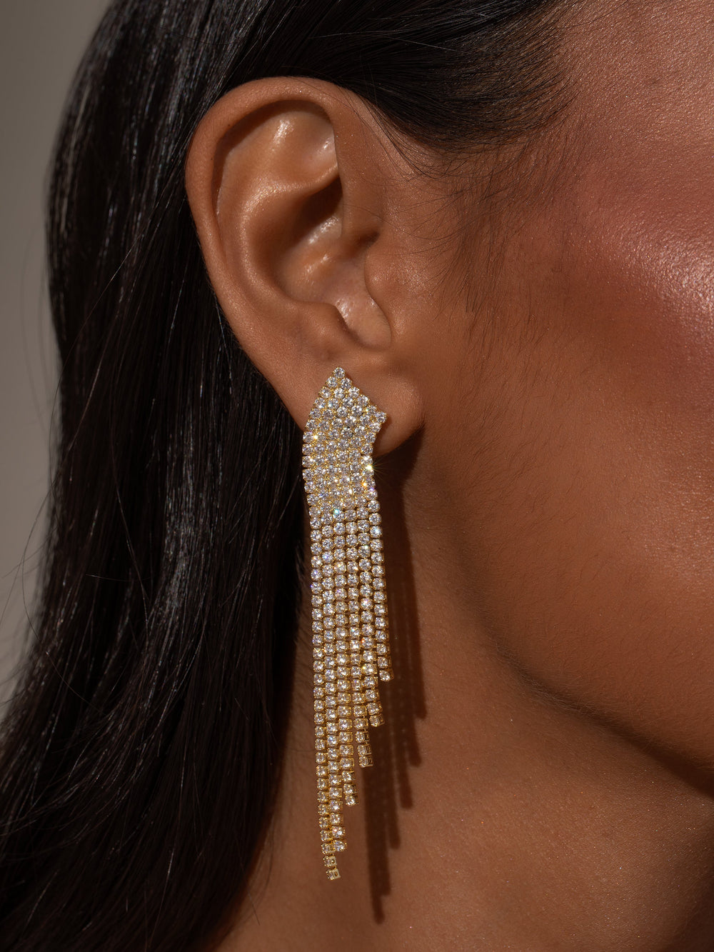 Up Late Pavé Statement Earrings
