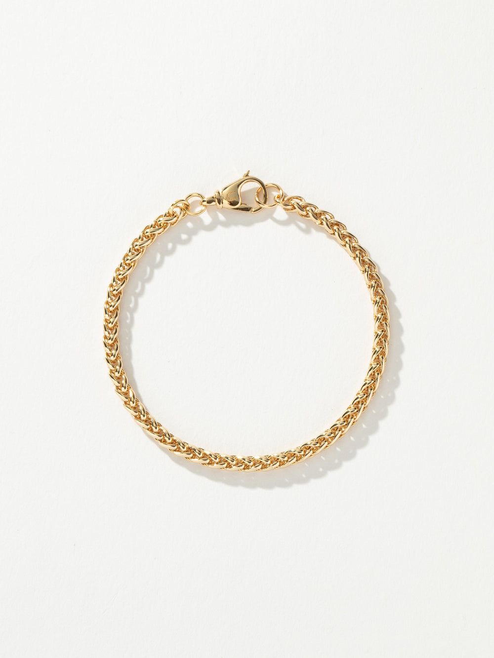 Men's Wheat Chain Bracelet 4mm