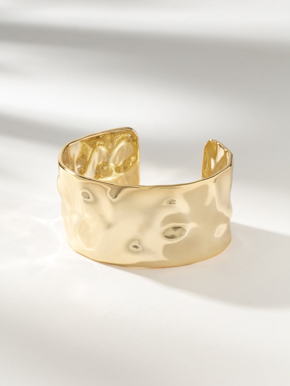 Crushed Statement Cuff Bracelet
