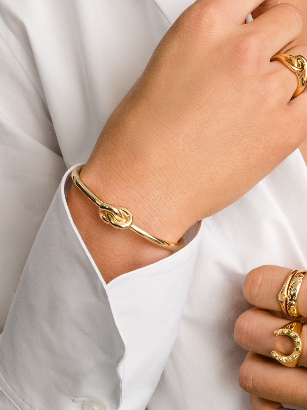 Forever Knot Cuff Bracelet