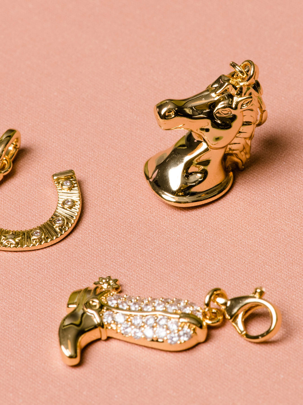 Saddle Up Horse Charm