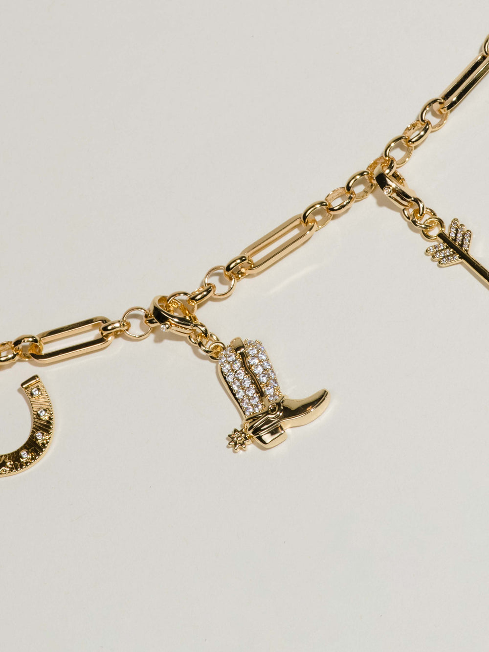 Pavé Cowboy Boot Charm