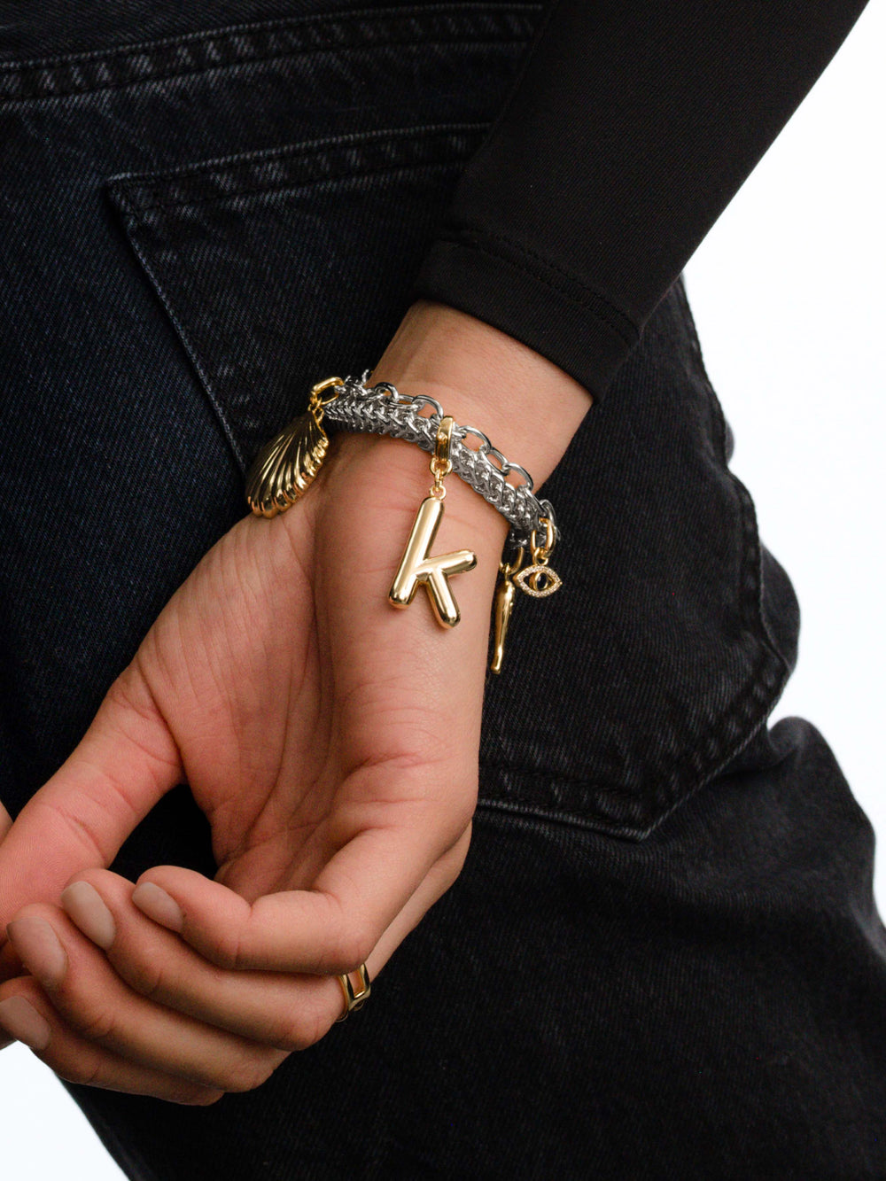Bubble Letter Charm