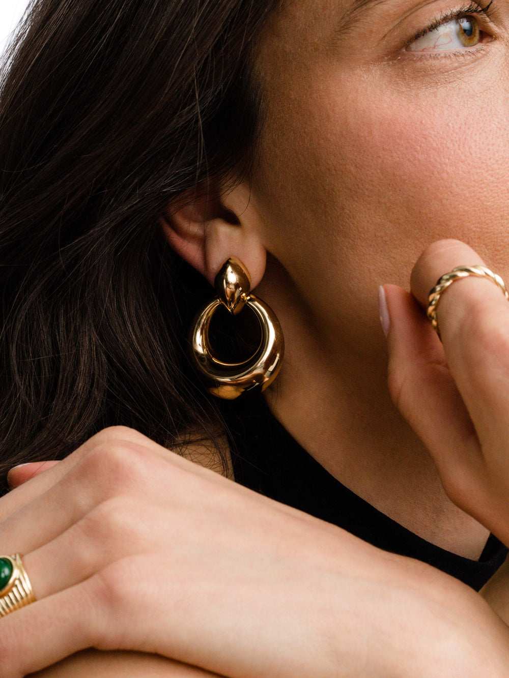 Gelato Doorknocker Earrings