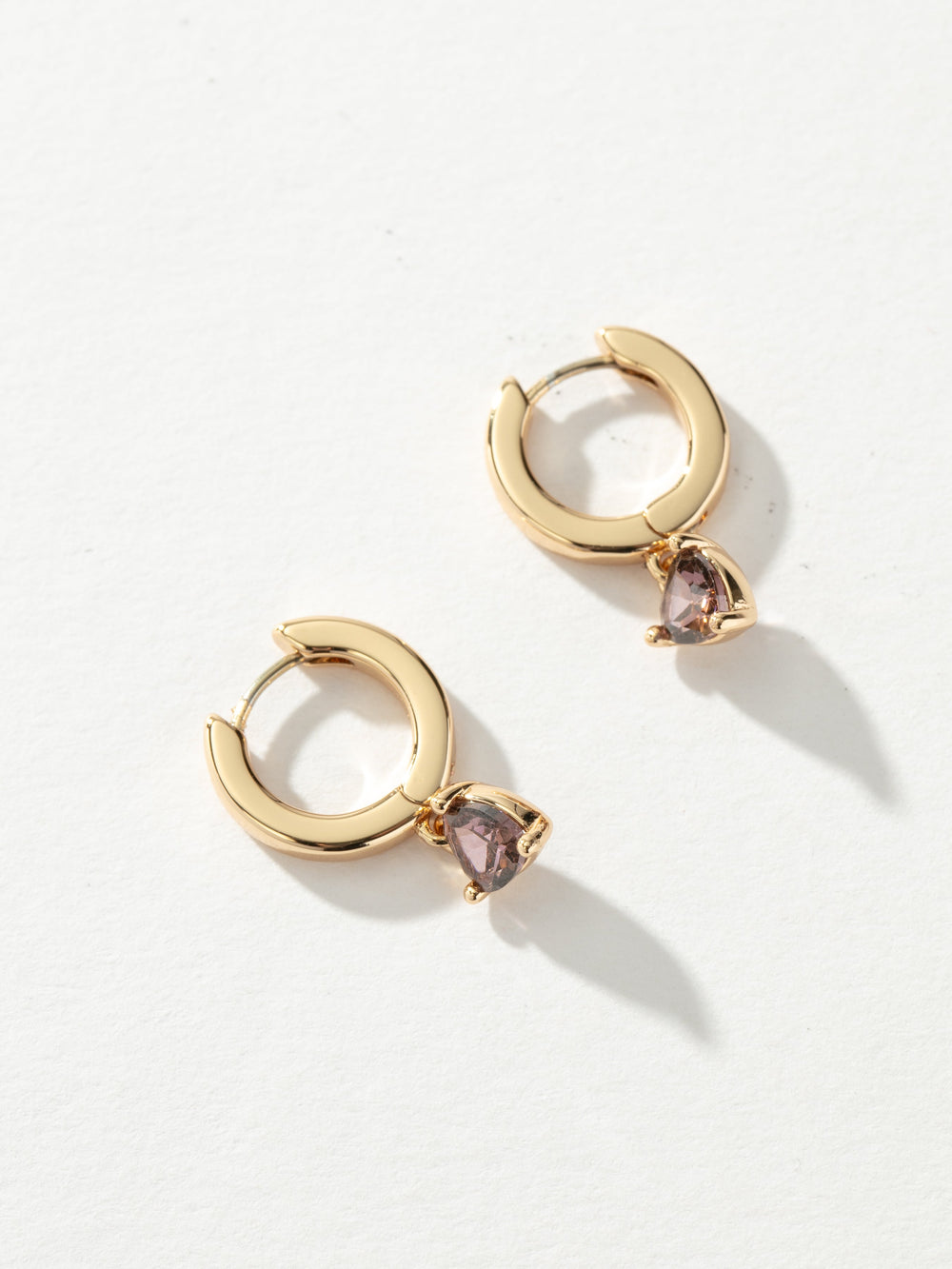 Haze Dangle Huggie Earrings