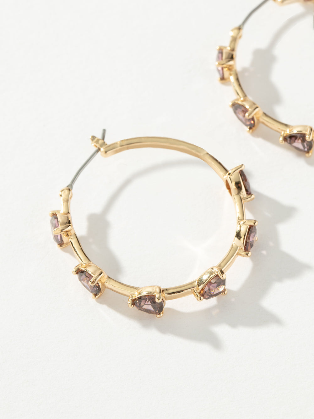 Haze Statement Hoop Earrings