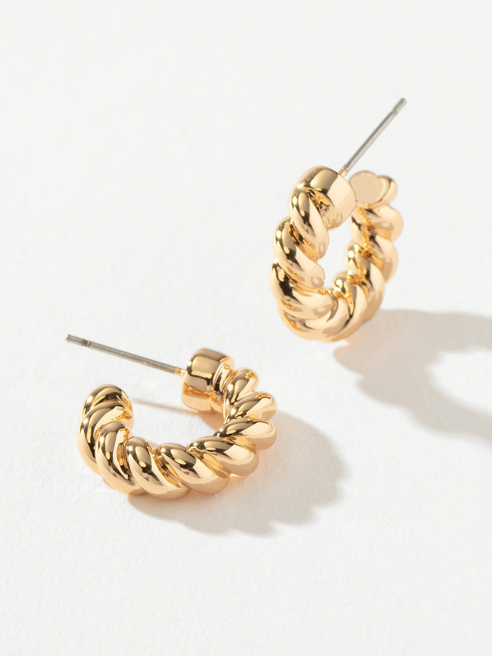 Tide Twisted Hoop Earrings