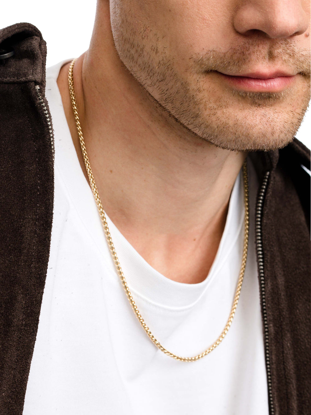 Men’s Wheat Chain Necklace 3.5mm