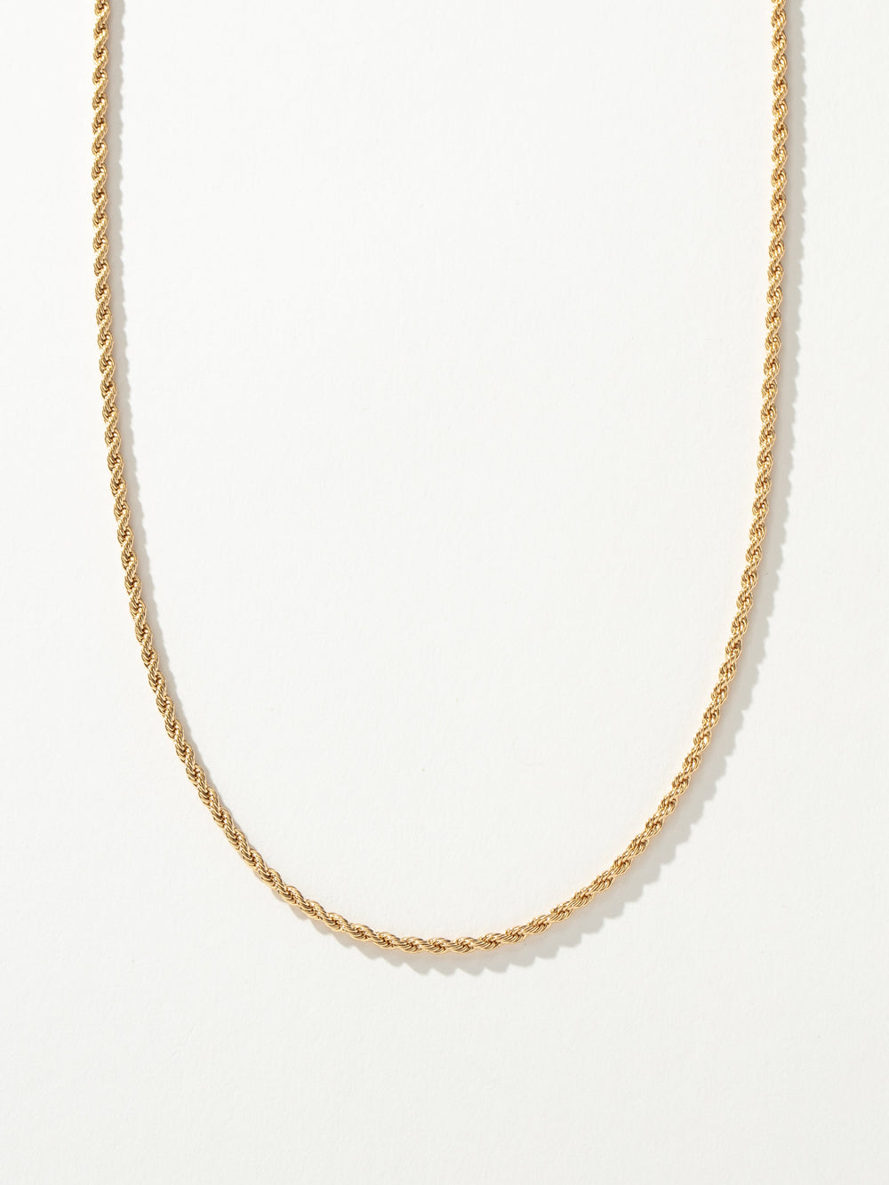 Men's Rope Chain Necklace 3mm