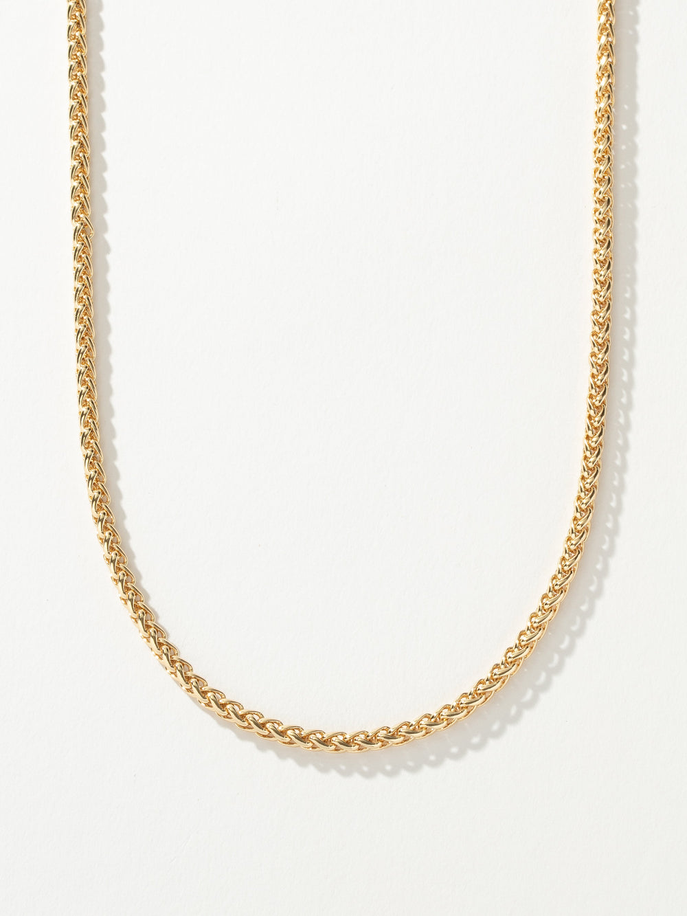 Men's Wheat Chain Necklace 4mm