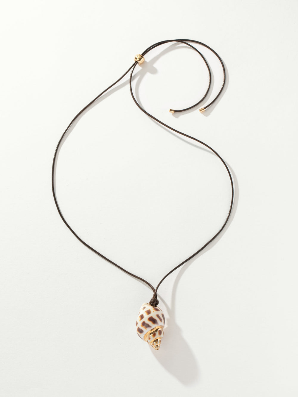 Conch Shell Cord Necklace
