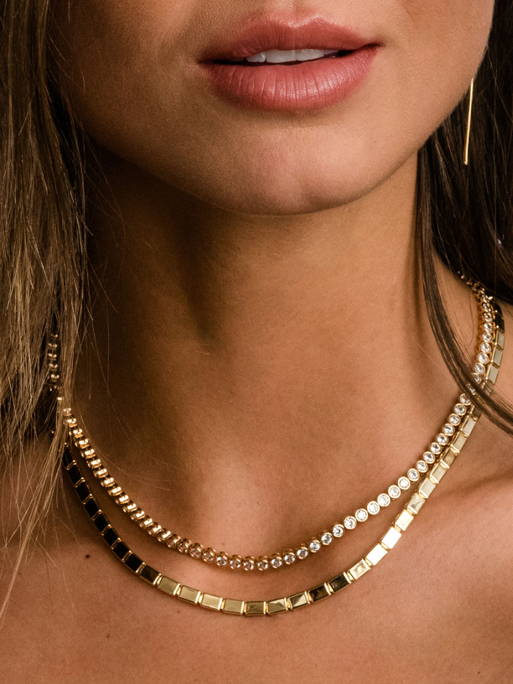 Fairy Bezel Tennis Necklace