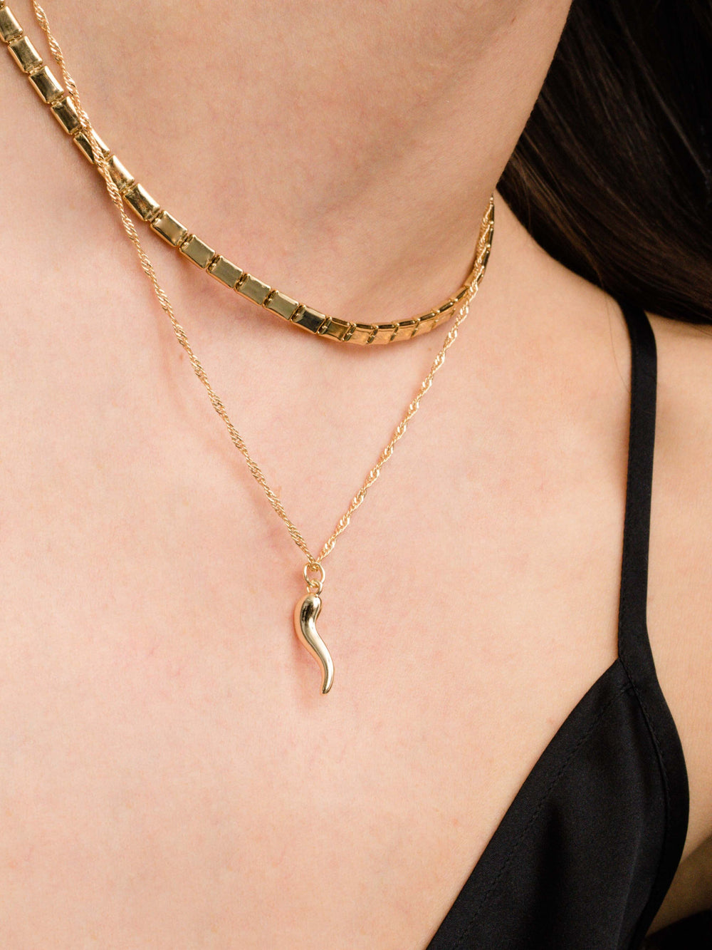 Italian Horn Necklace