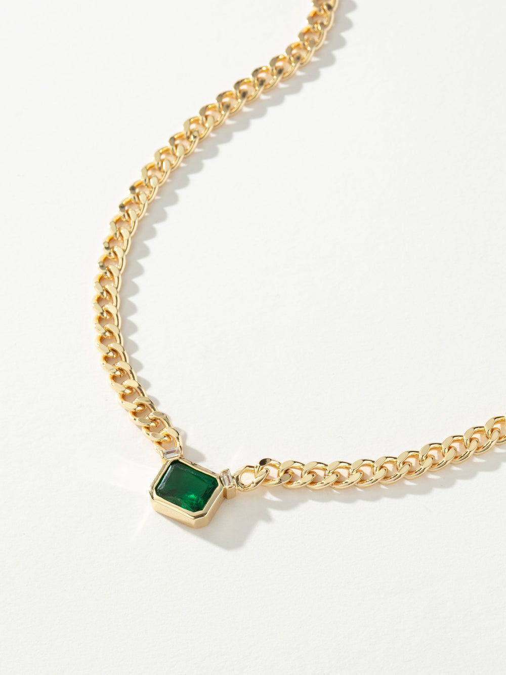 Spritz Gem And Chain Necklace