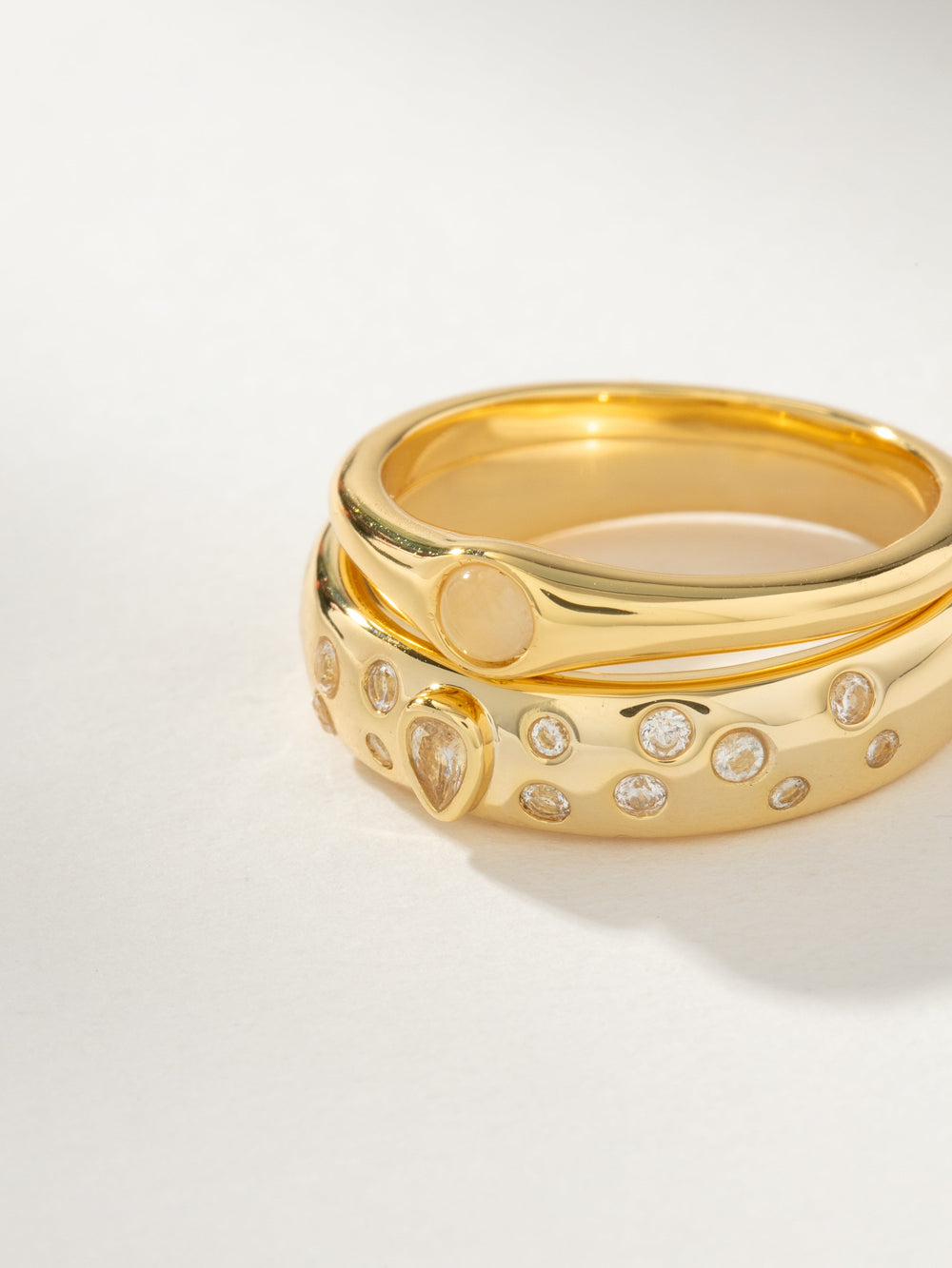 Aqua Ring Stack (Set of 2)