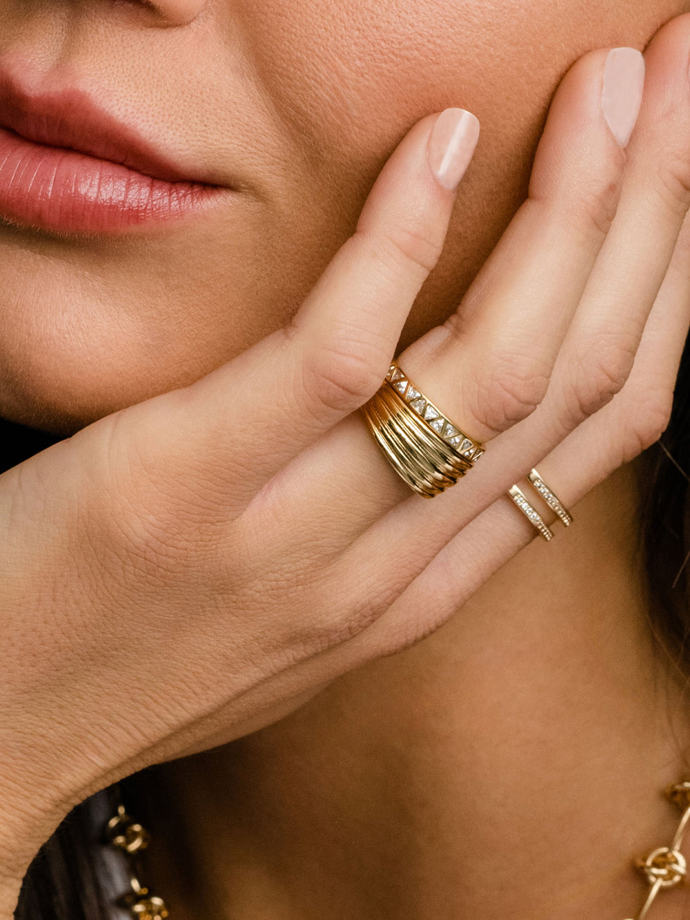 Chateau Statement Ring (Set of 2)