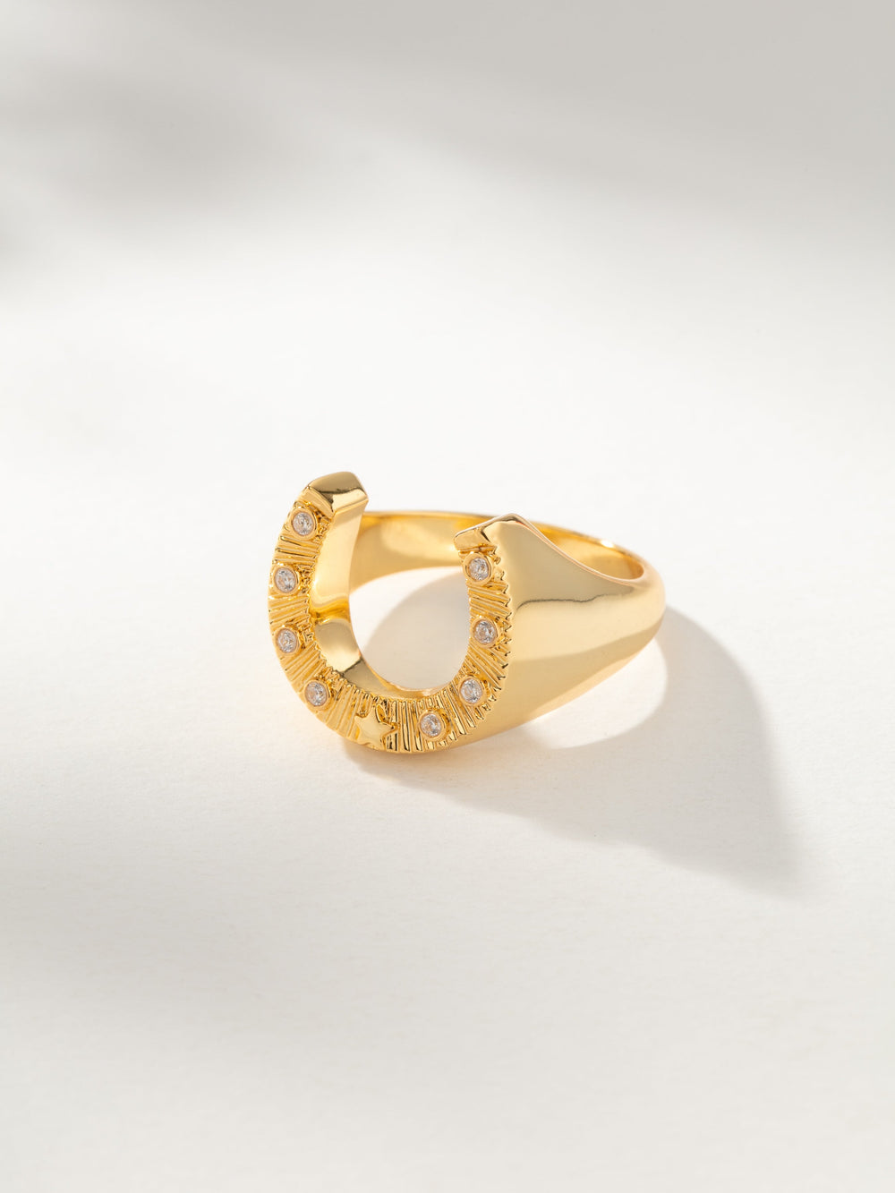 Lucky Horseshoe Ring