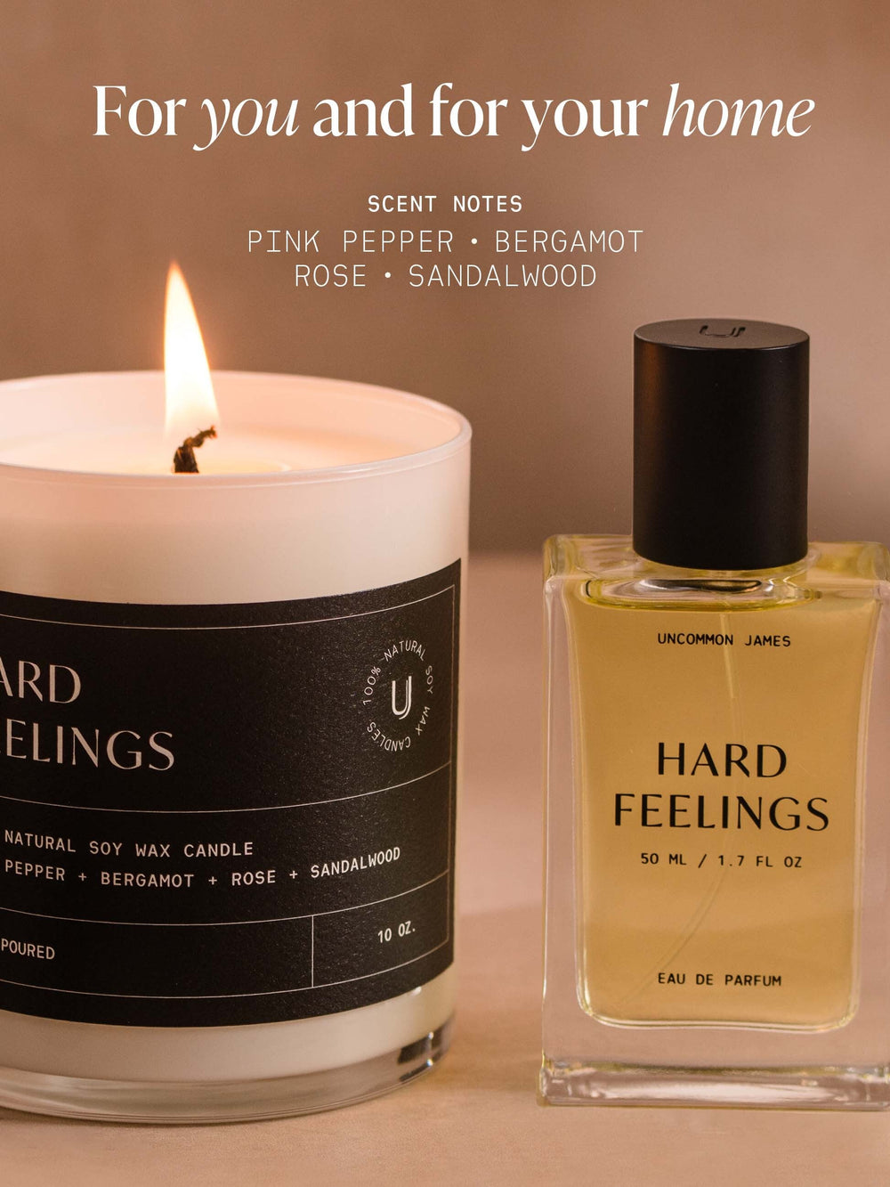 Hard Feelings Fragrance and Candle Duo