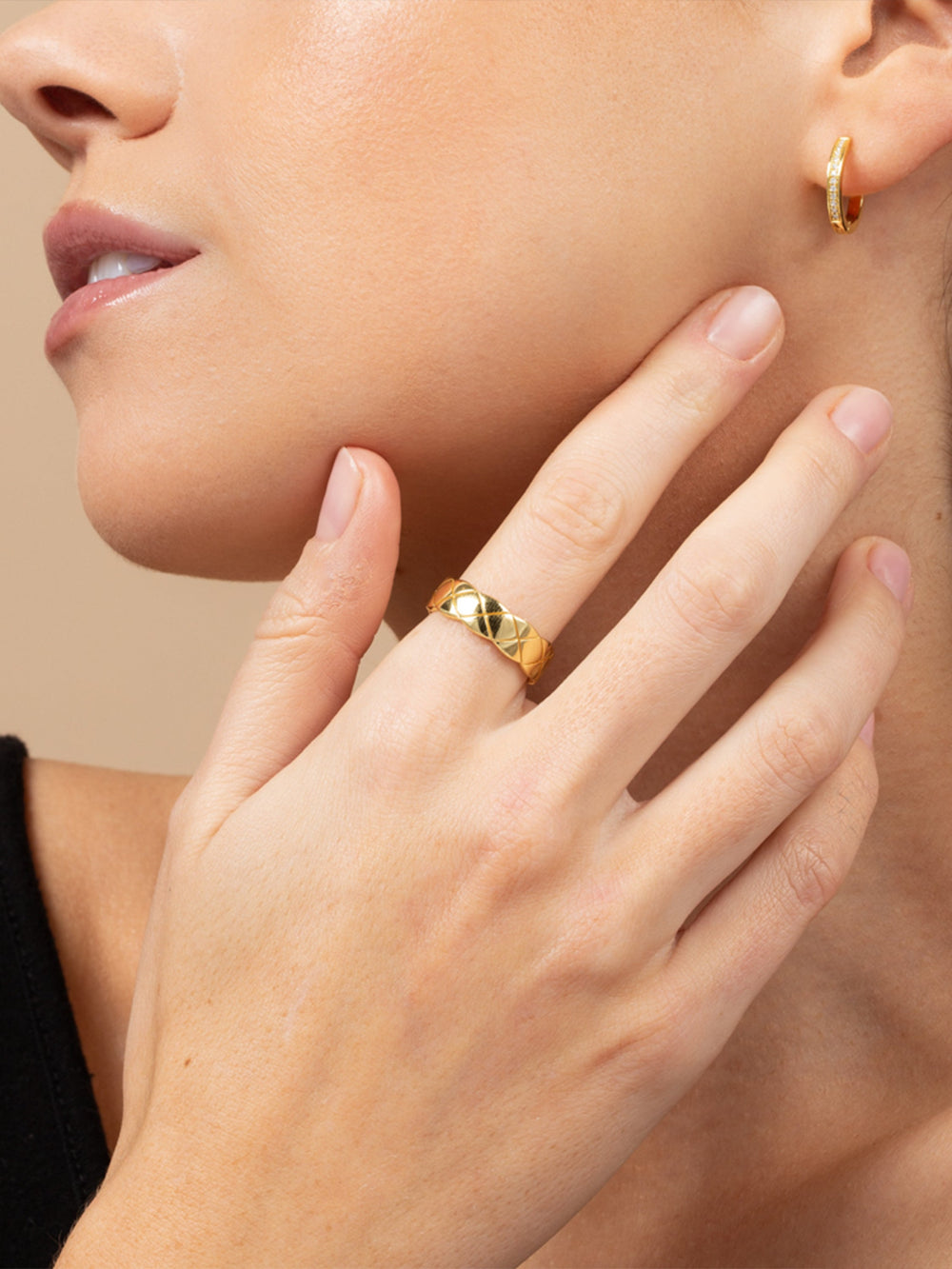Vermeil Criss Cross Ring