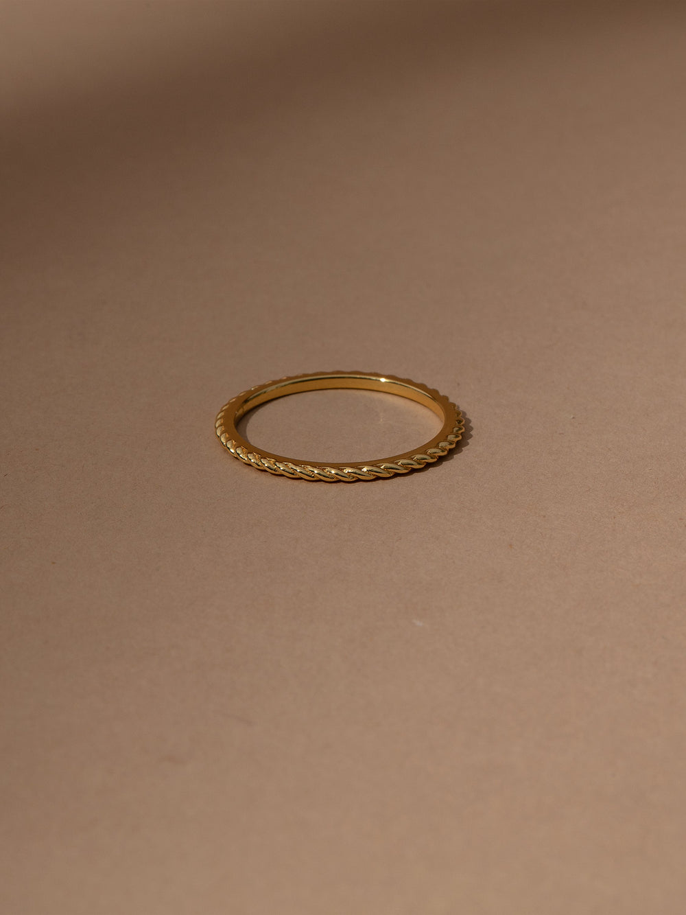 Vermeil Rope Ring