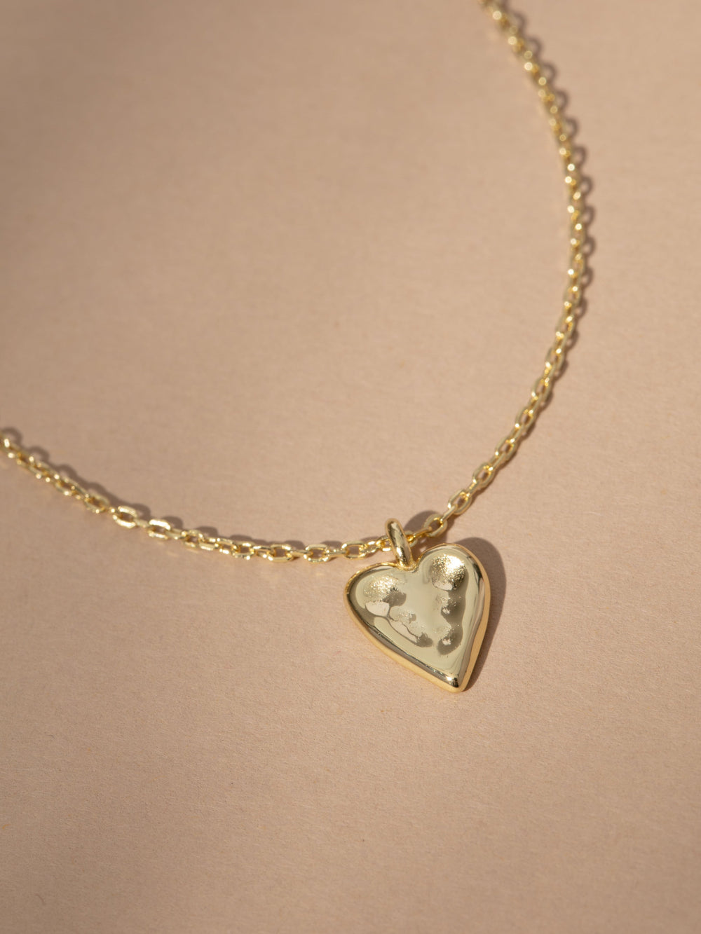 Vermeil Golden Heart Necklace