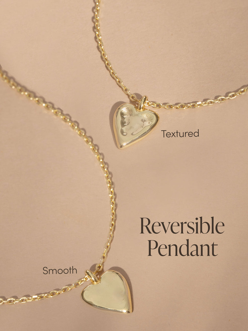 Vermeil Golden Heart Necklace