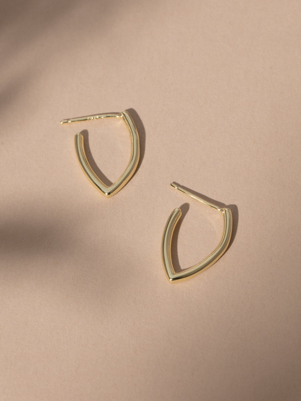 Vermeil Chic Hoop Earrings