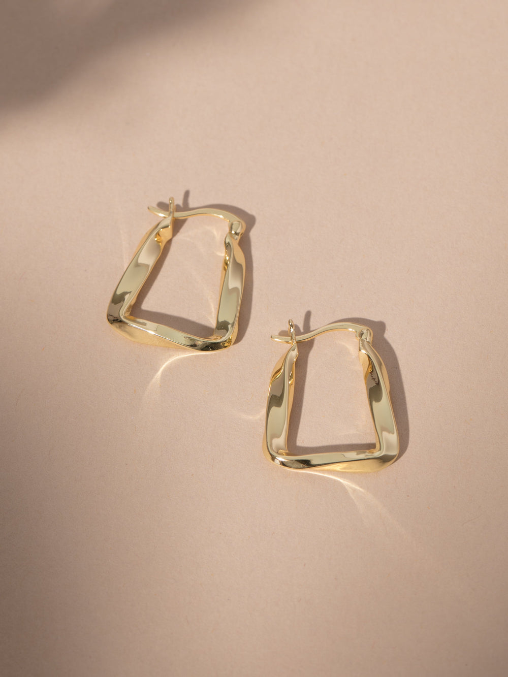 Vermeil Liquidize Hoop Earrings