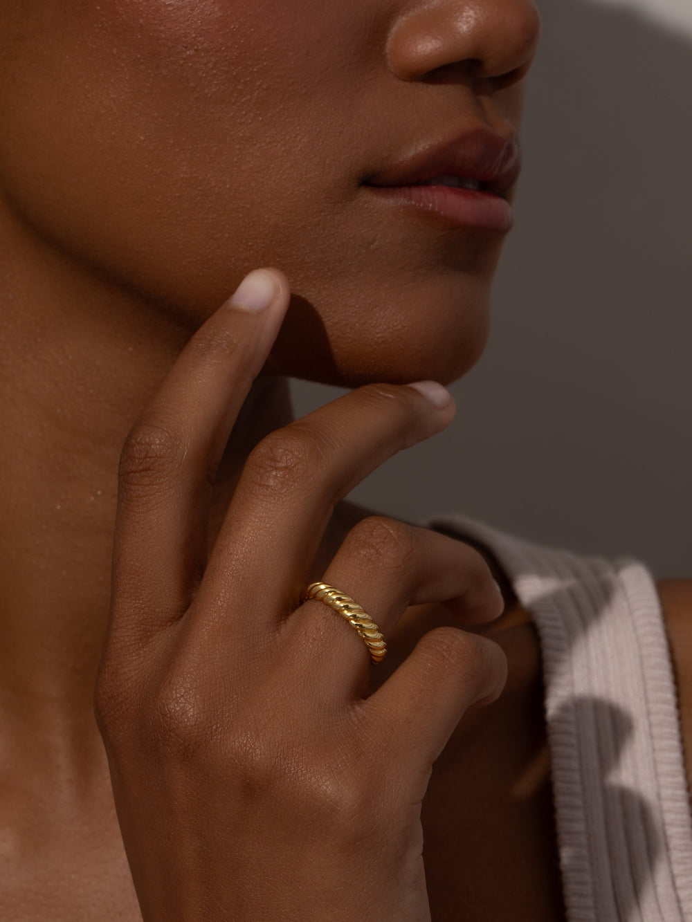 Vermeil Twisted Ring